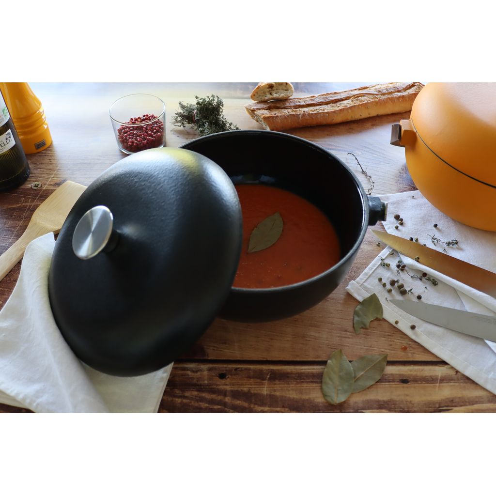 Cocotte en fonte Olaf Noir 24 cm - Visuel 3